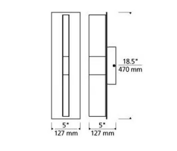 LYFT 18 OUTDOOR - Metal Outdoor wall Lamp by Visual Comfort Europe - view 3